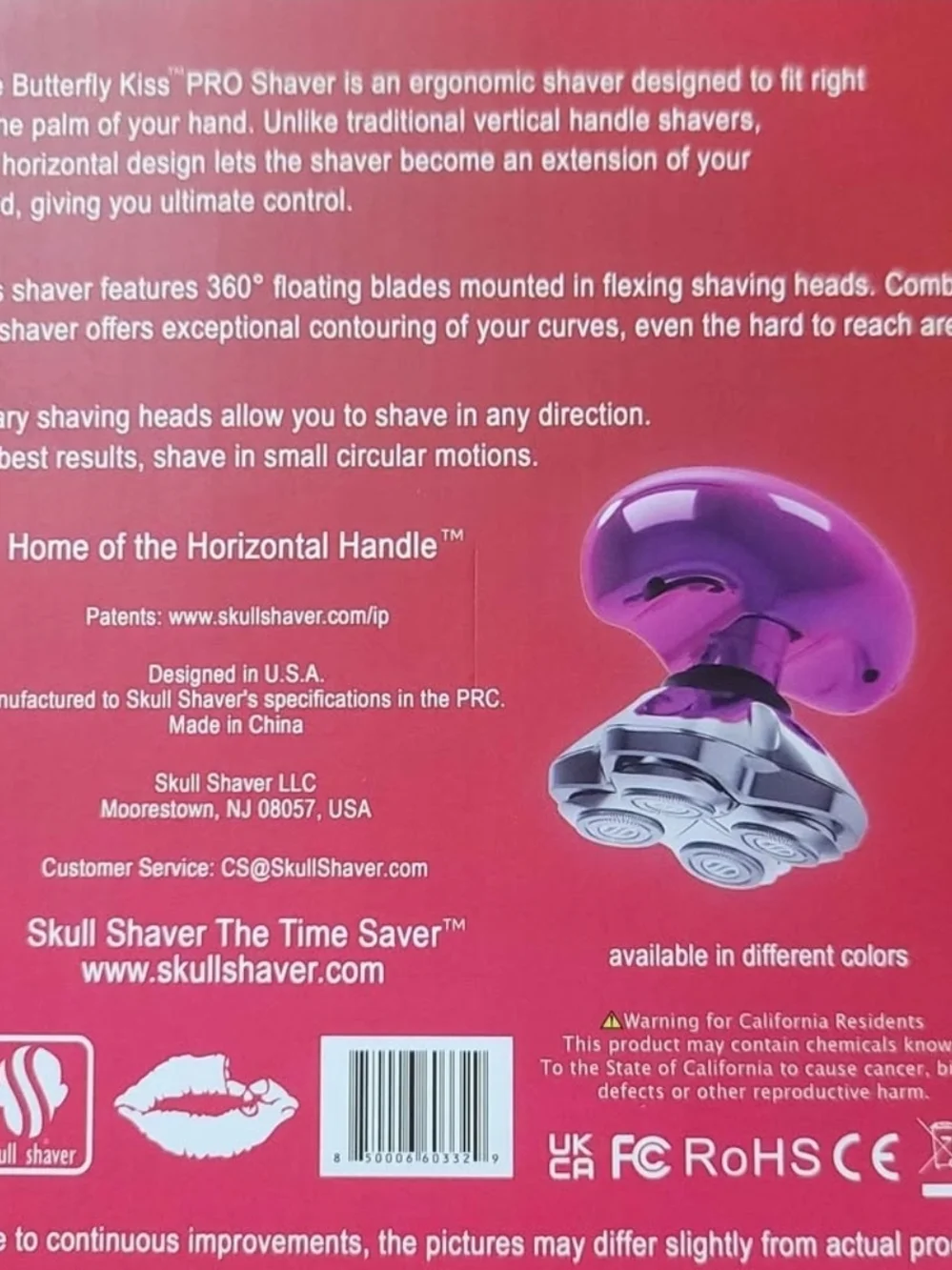 Shaver — Men’s Electric Groomer in Red